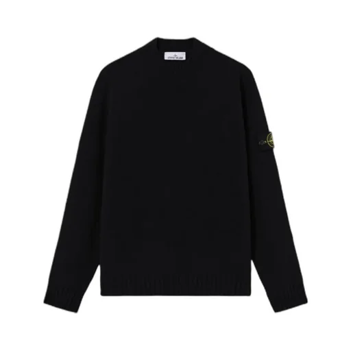 Stone Island Logo Patch Creweck Jumper