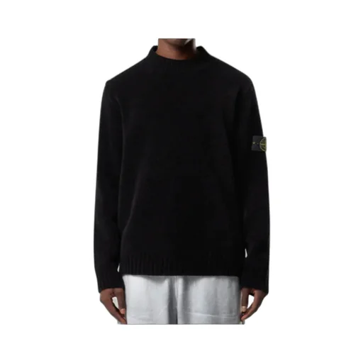 Stone Island Logo Patch Creweck Jumper