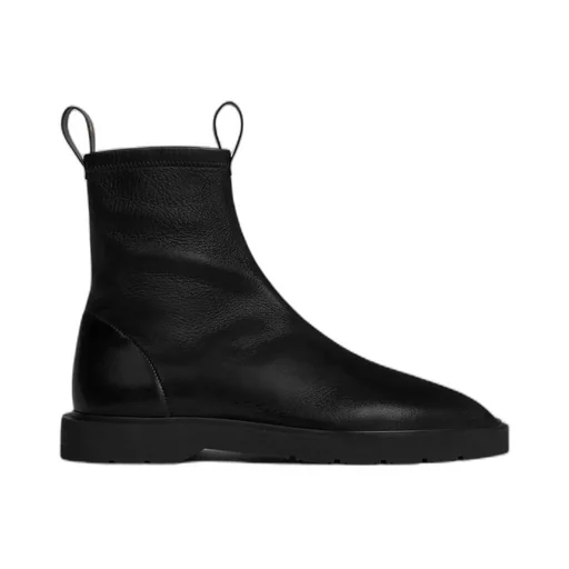 Flow Zipped Boot In Stretch Lambskin