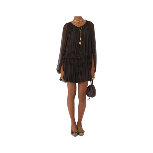 Long-Sleeved Mini Dress