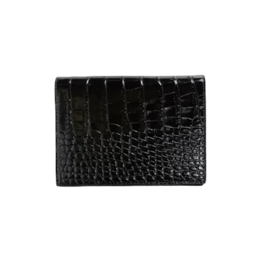 Crocodile-Patterned Wallet