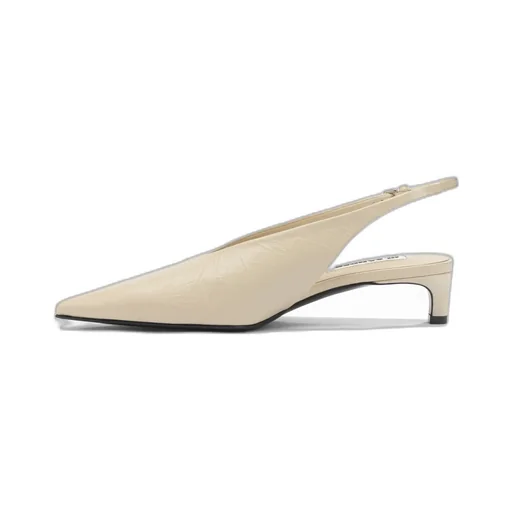 Jil Sander Leather Slingback Pumps