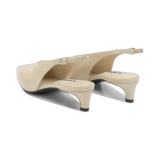 Jil Sander Leather Slingback Pumps