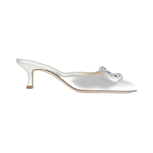 Pointed-Toe High-Heeled Sandals