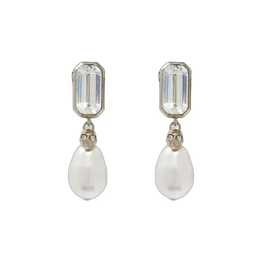 Alexander Mcqueen Skull Embellished Earrings