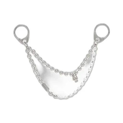 Alexander Mcqueen Beaded Skull Bag Charm