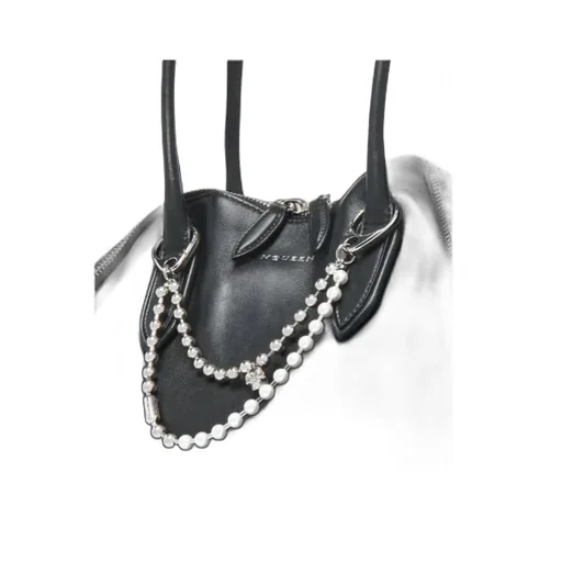 Alexander Mcqueen Beaded Skull Bag Charm