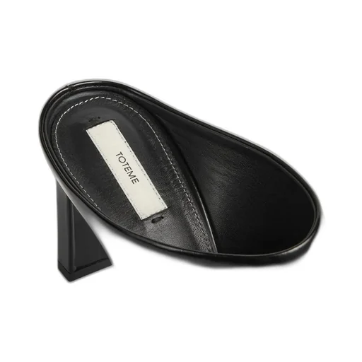 85Mm Box Leather Mules