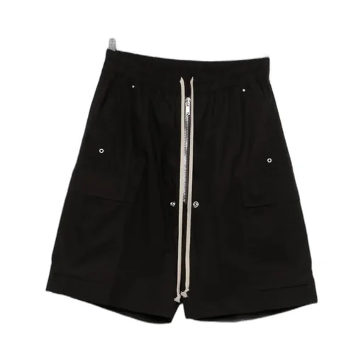 Rick Owens Drawstring Zipped Cargo Shorts