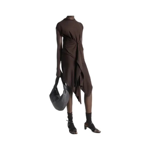Sleeveless Buttoned Top In Merino Blend