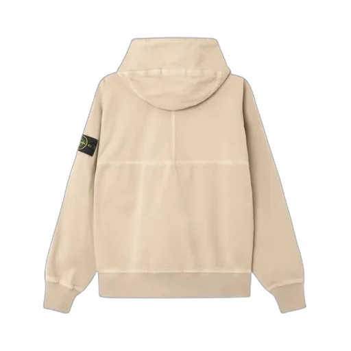 Oversized-Fit Zip-Up Hooded Jacket With Pockets