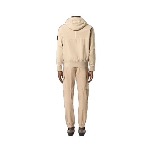Oversized-Fit Zip-Up Hooded Jacket With Pockets
