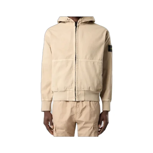Oversized-Fit Zip-Up Hooded Jacket With Pockets