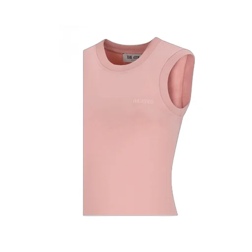 The Attico Logo Embroidered Top