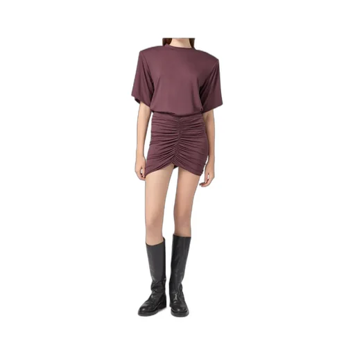 The Andamane Lennox Ruched Mini Dress