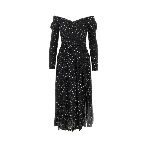 X Giovana Off-Shoulder Polka-Dot Dress