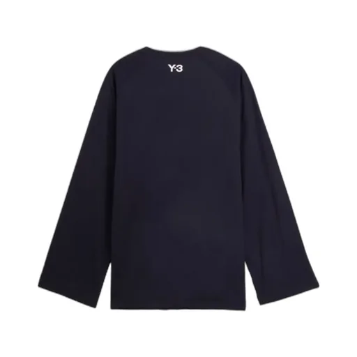 Y-3 Raw Edge 3-Stripes Long Sleeve T-Shirt