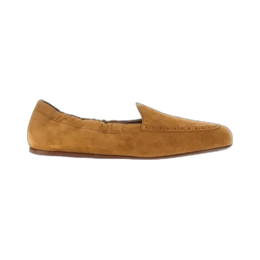 Church's Gathered Suede Flat Shoes