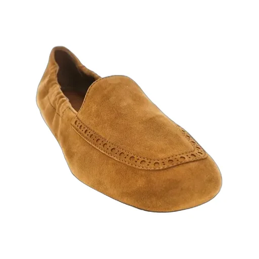 Church's Gathered Suede Flat Shoes
