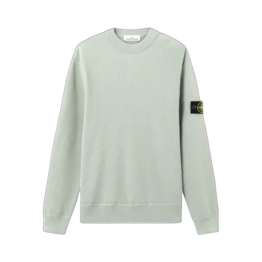 Stone Island Logo Patch Crewneck Sweatshirt