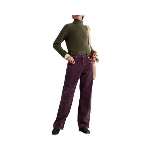 Short Cashmere Turtleneck Sweater