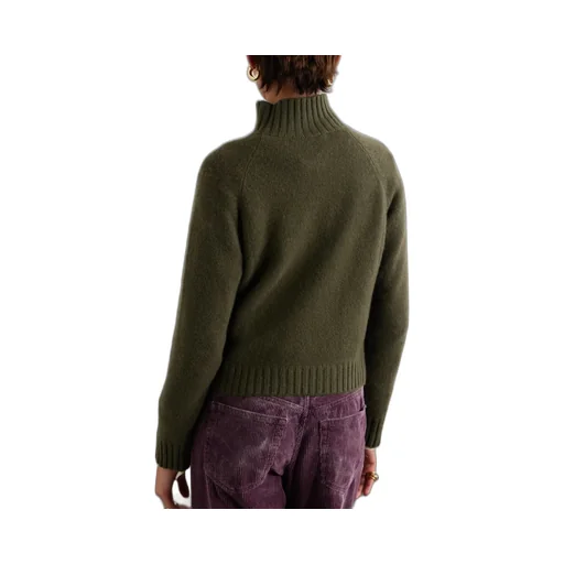 Short Cashmere Turtleneck Sweater