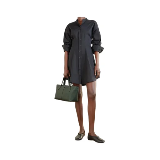 East West Chelsea Textured-Leather Tote