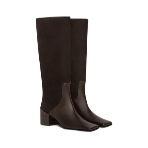 Square-Toe Boots