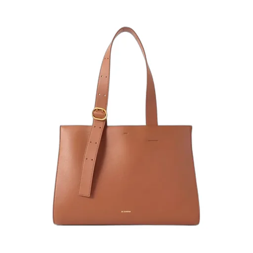Buckle-Strap Tote Bag