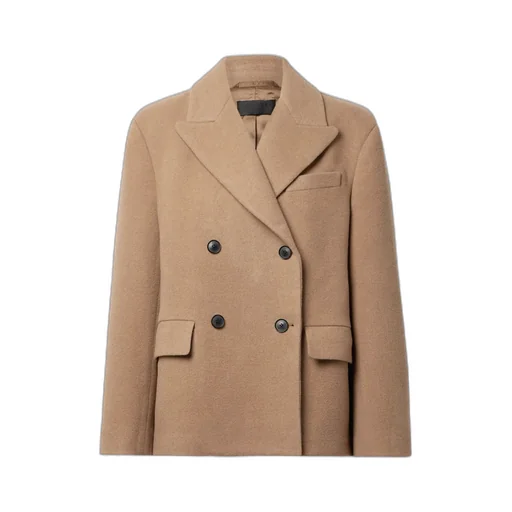 Vianney Double-Breasted Short Coat