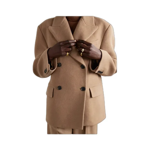 Vianney Double-Breasted Short Coat