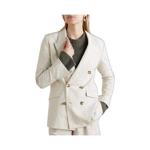 Pinstriped Suit Jacket