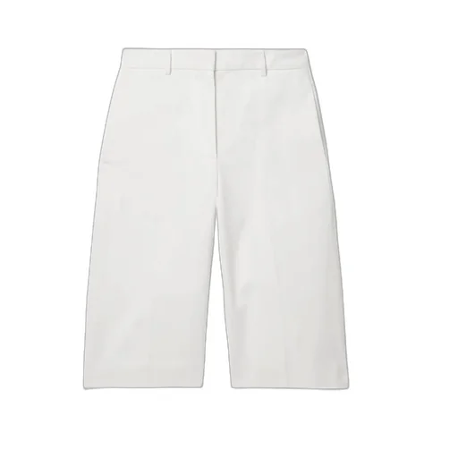 Denim Shorts With Belt Loops