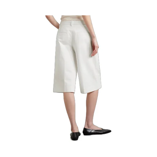Denim Shorts With Belt Loops
