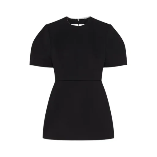 Cocoon Mini Dress In Wool