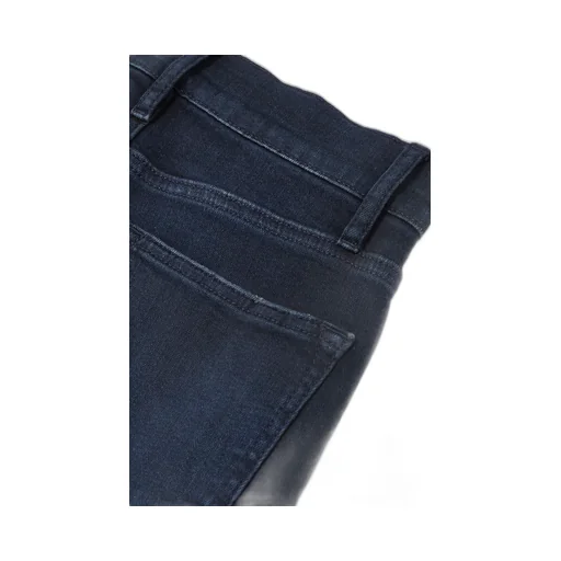 High-Waisted Slim-Fit Denim Shorts