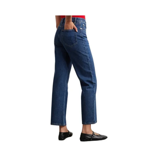 High Waist Straight Jeans