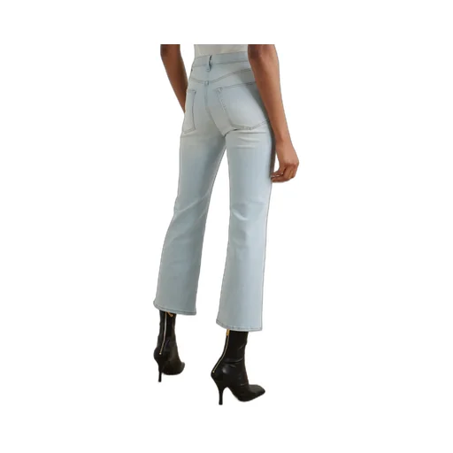 High-Waisted Flared Jeans