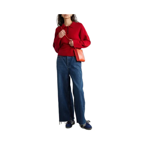 High-Rise Wide-Leg Jeans