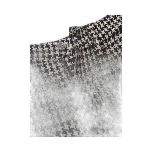 Houndstooth Tweed Track Pants