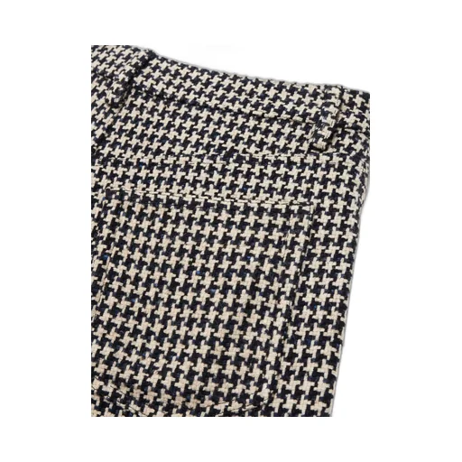 Houndstooth Tweed Track Pants