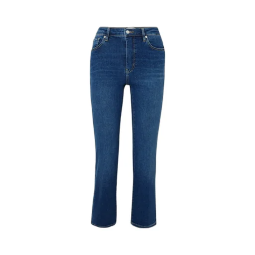 High-Rise Skinny-Leg Cropped Jeans