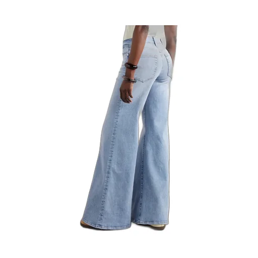 Mid-Rise Flared Jeans