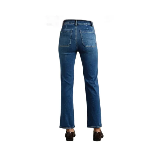 High Waist Straight Jeans