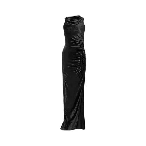Asymmetrical Pleated Dress