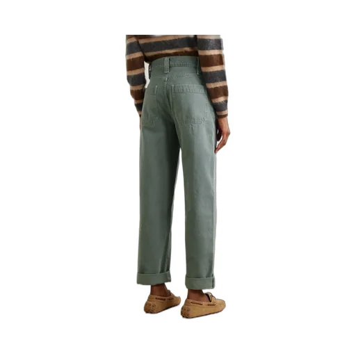Panelled Wide-Leg Casual Trousers