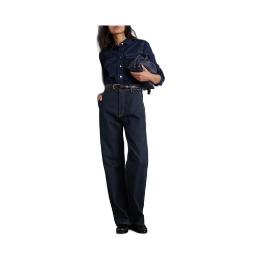 High-Rise Wide-Leg Jeans