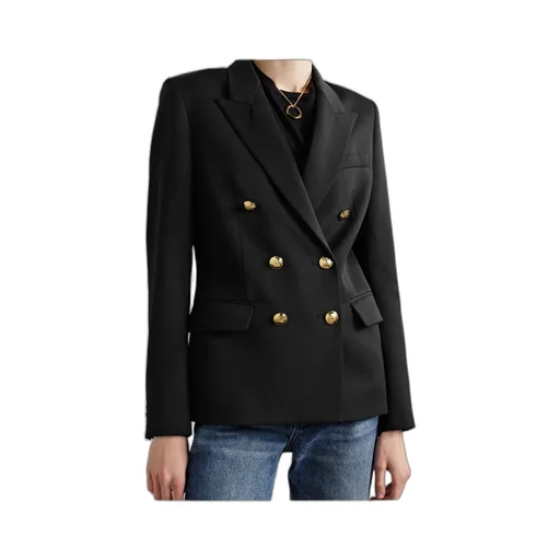 Vira Double-Breasted Suit Jacket