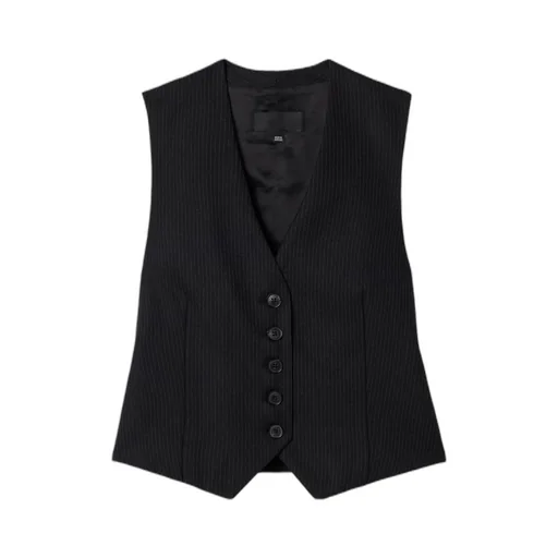 Angelina Pinstripe Vest