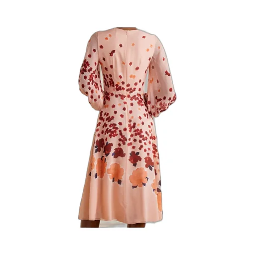 Round Neck Long Sleeve Dress
